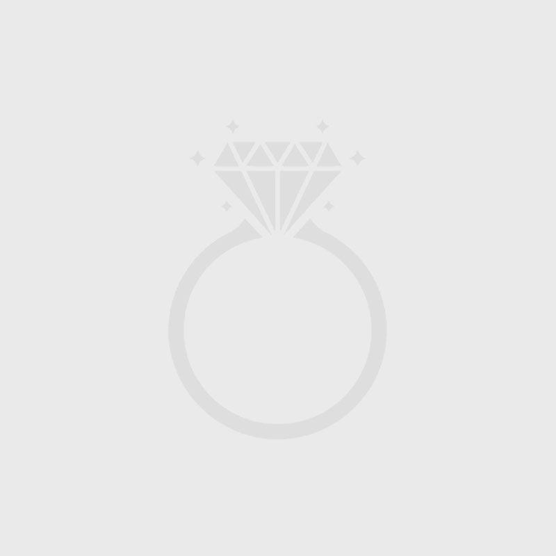 14K Rose Gold Emerald Halo Trapezoid Diamond Engagement Ring