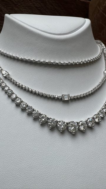 A look at at some of our diamond necklace obsessions πβ‘οΈ