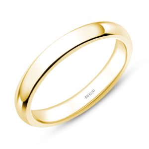 18K Yellow Gold Comfort Fit Wedding Band (3mm) 18K Yellow Gold Comfort Fit Wedding Band (3mm)