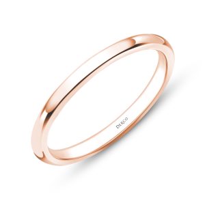 14K Rose Gold Petite Comfort Fit Wedding Band (2mm) 14K Rose Gold Petite Comfort Fit Wedding Band (2mm)