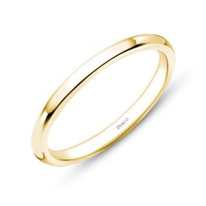 18K Yellow Gold Petite Comfort Fit Wedding Band (2mm) 18K Yellow Gold Petite Comfort Fit Wedding Band (2mm)