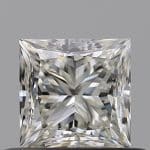 0.50-Carat Princess Shape Natural Diamond
