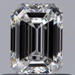 0.50-Carat Emerald Shape Natural Diamond