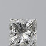 0.52-Carat Princess Shape Natural Diamond