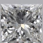 0.52-Carat Princess Shape Natural Diamond