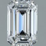 0.60-Carat Emerald Shape Natural Diamond