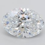 5.28-Carat Oval Shape Lab Grown Diamond
