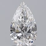 1.00-Carat Pear Shape Natural Diamond