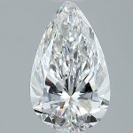 1.00-Carat Pear Shape Natural Diamond